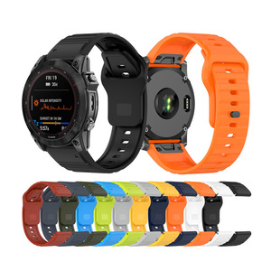 Bracelet de montre en silicone à dégagement rapide 22mm 26mm pour bracelet de montre Garmin <span class=keywords><strong>Fenix</strong></span> 8 7 7Pro 7X <span class=keywords><strong>6</strong></span> 6X Pro - Product Image 1