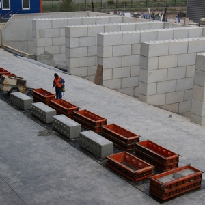 Moule en acier pour blocs de <span class=keywords><strong>mur</strong></span> de soutènement à emboîtement sans mortier, coffrage en <span class=keywords><strong>béton</strong></span> <span class=keywords><strong>Lego</strong></span> sans mortier pour <span class=keywords><strong>mur</strong></span> de gravité préfabriqué - Product Image 1