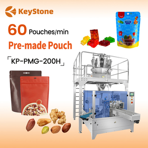 Máquina Empacadora Automática de Bolsas Doypack con Cierre, Máquina Empacadora de Dulces y Gomitas con Pesadora - Product Image 1