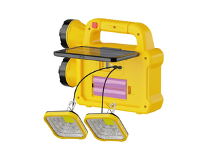 Dual <b>LED</b> Head <b>Work</b> <b>Light</b> <b>Rechargeable</b> Camping Lantern with Double Flashlight for Outdoor Fishing Emergency - Product Image 4