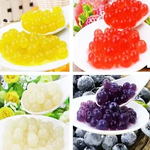 Boule de boba éclatante instantanée perle de boba éclatante de jus de fruit pour ingrédients de boutique de thé à bulles - Product Image 6