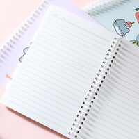 Carnet spirale A5 Sweet Time Dessert Cat, ligné, 80 g/m², 40 feuilles, 4 motifs, papeterie scolaire, vente en gros