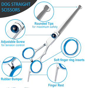 Professional 6.0 Inch Animal Shaped Pet Grooming Scissors Customized Stainless Steel Fishbone Teeth Set for <b>Cats</b> Haircare - Product Image 5
