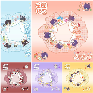 Love and Deepspace Hair Scrunchies Girls Ponytail Holder Cuerda elástica para el cabello Xavier Zayne Rafayel Ralayo Sylus <span class=keywords><strong>Caleb</strong></span> Hair Band - Product Image 2