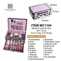 Ensemble de maquillage complet pour adultes Miss Young, logo personnalisé, faible MOQ, ensembles de maquillage, trousse de maquillage