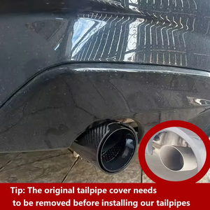 Embouts d'échappement DEX M Performance pour <span class=keywords><strong>BMW</strong></span> G20/G21/G22/G26 Série 3/4 320i-<span class=keywords><strong>330e</strong></span>/420i-430i en fibre de carbone et acier inoxydable, finition lisse - Product Image 3