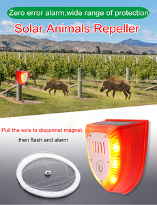 Alarma Magnética Solar para Línea de Pesca con ABS de Cero Fallos, Resistente al Agua, para Granjas de Pollos, Campamentos al Aire Libre y Huertos - Product Image 3