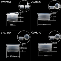 Réducteurs d'orifice en plastique de différents styles 18 mm 20 mm 24 mm 28 mm, bouchon intérieur pour flacon de parfum cosmétique