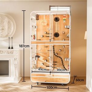 Refugio de pájaros de madera resistente con diseño de impresión para pájaros exóticos-Sala de estar y uso en todas las estaciones - Product Image 3