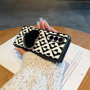 Custodia Protettiva in Pelle Antiurto SP036 con Supporto a Cuore Compatibile con <span class=keywords><strong>Samsung</strong></span> Z Fold 3/4, Z Fold 5/6, W22/24 - Product Image 1