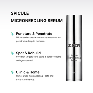 ZLZR Spicule Microneedling Serum 20ml <b>Face</b> Acne Scar Repair Collagen Boosting Home Use - Product Image 1