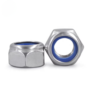 Meilleurs fixations THV DIN 985/ISO 10511 A2 en acier inoxydable nickelé, usinées par CNC, écrou hexagonal standard, anti-vibration, pour l'exploitation minière - Product Image 6