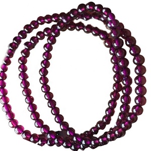 ลูกปัด<span class=keywords><strong>โกเมน</strong></span>ทรงกลมสีแดงธรรมชาติขนาด2-6มม. - Product Image 4
