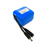 22.2V 24V 2.5AH 2.6Ah 18650 6S1P Baterai Lithium Isi Ulang Paket Baterai Li-ion dengan Konektor DC Lampu LED Strip Kamera CCTV
