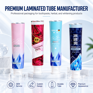 Tube de <span class=keywords><strong>dentifrice</strong></span> blanchissant au <span class=keywords><strong>charbon</strong></span> avec bouchon à vis aluminium-plastique noir, emballage spécial anti-pollution - Product Image 6