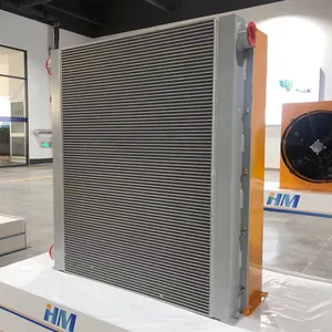 Radiador de aluminio con intercambiador de calor, enfriadores de aceite hidráulicos, hecho en China, los más vendidos, AH3818, 600L por minuto