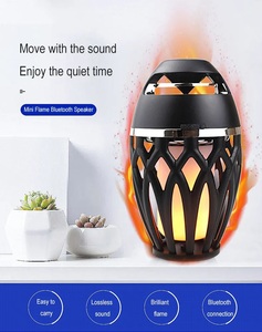 LED Flame Portable Wireless <b>Speaker</b> HD <b>Audio</b> Waterproof Mini Bass Smart <b>Speaker</b> for Home Theatre Outdoor Use Perfect Gift - Product Image 5