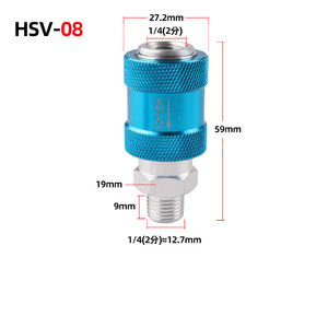 Hands chieber ventil HSV 06 08 10 15 Schieben Sie das Rückschlag ventil des Steck verbinders - Product Image 4