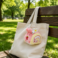 Nouvelle Poupée en Peluche Créative en Forme de Gâteau, Poupée Dessert de Pâtisserie, Décoration de Sac à Dos, Porte-clés, Cadeau
