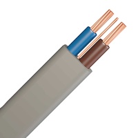 Cableado de la casa de cobre sólido de PVC de 2,5mm Cable eléctrico TPS Cable plano y cable eléctrico australiano de doble y tierra