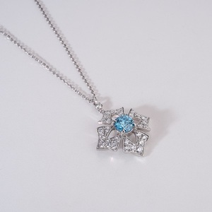 Elegant Lab Grown Diamond <b>Pendant</b> Necklace in 14K <b>Solid</b> <b>Gold</b> for Women Fine Jewelry with Sparkling Diamond and Classic Design - Product Image 6