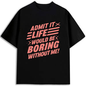 Camiseta de Hombre, 180 g/m², 100 % Algodón, Manga Corta, Estampada con Diseño, Tela Jersey Antiencogimiento, Corte Regular - Product Image 1