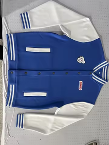 เสื้อแจ็คเก็ตฟลีซปักโลโก้คุณภาพสูง แบบมีขนปุย สำหรับทีม ยูนิฟอร์ม วิทยาลัย ขายส่ง เสื้อแจ็คเก็ตเบสบอลแบบเรียบๆ สำหรับผู้ชาย - Product Image 4