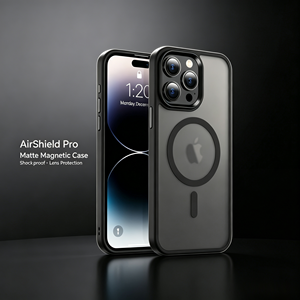 Custodia Protettiva Opaca Antiurto in TPU PC Leyi per Ricarica Wireless, <span class=keywords><strong>Cover</strong></span> per <span class=keywords><strong>iPhone</strong></span> 15 Pro Max 17 16 14 - Product Image 1
