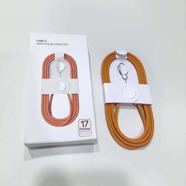 For iPhone 17 USB C 60W Charger Cable High Quality USB C Fast Charging Cable for apple 16 17 Series Mobile Phone