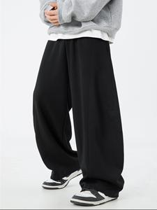 Sculpted Curve Seam Joggers <b>Wide</b> <b>Leg</b> <b>Pants</b> Dynamic Paneling Design American Streetwear Cloud Like Comfort Casual Windproof - Product Image 6