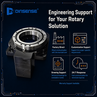 Réducteur de moteur CNC planétaire rotatif creux à haute précision, personnalisé ODM, pour table rotative à engrenages hélicoïdaux