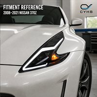 Kit de modernisation des phares pour Nissan 370Z 2008-2021 avec feux de jour à LED et clignotants 12V