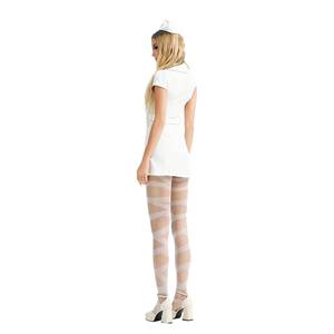 Disfraz de Enfermera Sexy para Adultos de Halloween, Disfraz de Doctora, Talla Grande, Uniforme para Fiesta, Juego de Roles, Vestido de Poliéster Blanco - Product Image 4
