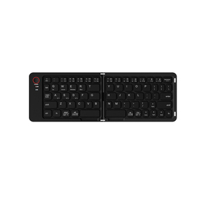 Clavier et souris sans fil miniatures pliables BT capacitifs 2,4 GHz, combo portable pour <span class=keywords><strong>iPad</strong></span> Mini - Product Image 3