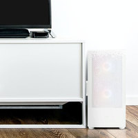 Boîtier PC MicroATX MINI TOWER ABKO G21M avec ventilateurs RGB (2x 140mm + 1x 120mm), USB 3.0, verre trempé, construction en acier maillé, flux d'air élevé