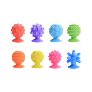 Nouveau design de jouets sensoriels anti-stress pour enfants, lot de 8 jouets sensoriels en silicone à ventouse pour la relaxation en classe des enfants - Product Image 3