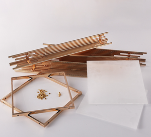 Altın <span class=keywords><strong>Metal</strong></span> kare ekran altın kaide kek <span class=keywords><strong>stand</strong></span>ı düğün parti etkinlikleri dekorasyon - Product Image 4