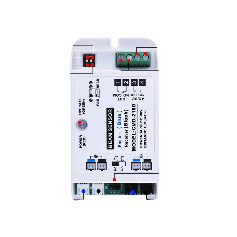 Инфракрасный датчик луча безопасности для автоматического открывателя двери M-218 Одноместный каяк для рыбной фотоэлемент датчика