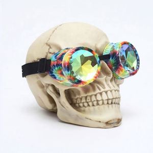 Gafas Steampunk Caleidoscopio de Moda, Unisex, Vintage, para Cosplay, Coloridas, Punk, con Logotipo Personalizado, Venta al Por Mayor - Product Image 2