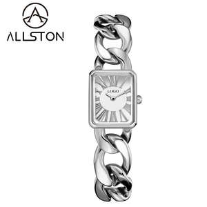 Montres pour femmes de luxe de marque privée populaires et personnalisées, étanches, en acier inoxydable, bracelet, montres pour femmes actuelles, petit cadran, design gratuit - Product Image 6
