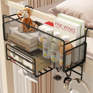 Panier de rangement suspendu pour lit de dortoir, sans perçage, pour lit superposé, chambre, cuisine, comptoir - Product Image 5