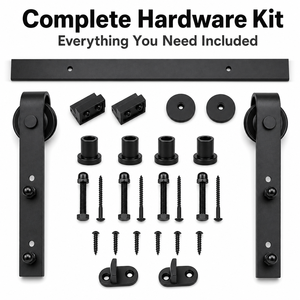 Kit <span class=keywords><strong>de</strong></span> quincaillerie robuste <span class=keywords><strong>pour</strong></span> <span class=keywords><strong>porte</strong></span> <span class=keywords><strong>de</strong></span> grange à simple battant, <span class=keywords><strong>rail</strong></span> <span class=keywords><strong>de</strong></span> suspension antirouille <span class=keywords><strong>pour</strong></span> <span class=keywords><strong>porte</strong></span> <span class=keywords><strong>de</strong></span> grange, accessoire <span class=keywords><strong>pour</strong></span> <span class=keywords><strong>porte</strong></span> <span class=keywords><strong>coulissante</strong></span> intérieure - Product Image 3