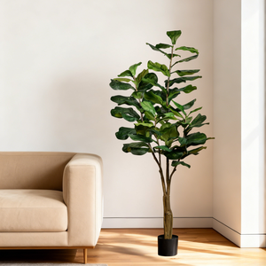 Árbol de Ficus Lyrata Artificial de 185 cm, Altamente Realista, para Decoración del Hogar y la Sala de Estar, Venta al por Mayor de Nifloral - Product Image 4