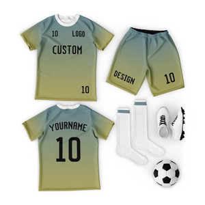 Camisetas de fútbol sublimadas al por mayor ropa deportiva personalizada nombre del club conjunto de fútbol en 100% poliéster de alta calidad - Product Image 6