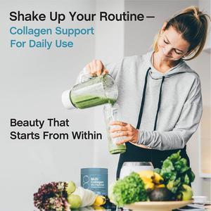 Collagène organique avancé, absorption supérieure, soutien à l'éclaircissement de la peau, cheveux sains, haute teneur en protéines, faible teneur en glucides, multi-collagène, biotine - Product Image 4