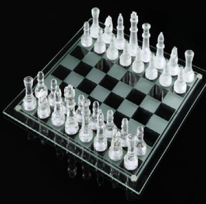 Scacchiera smart glass scacchi <span class=keywords><strong>in</strong></span> bianco e nero - Product Image 2