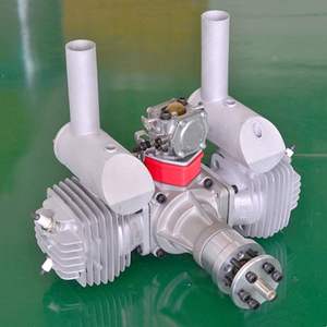 Motor de <span class=keywords><strong>Dos</strong></span> Tiempos de <span class=keywords><strong>Dos</strong></span> Cilindros <span class=keywords><strong>EME</strong></span> de 120 cc para Aeromodelismo de Gasolina - Product Image 3