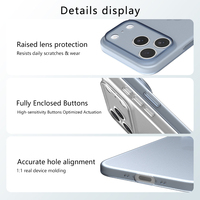Twinscase pour iPhone 16 Pro Max étui en gros étui de téléphone portable accessoires pour iPhone 17 3D magnétique personnalisé étui de téléphone transparent