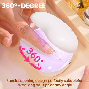 SUNNAIL X28 Portable Mini Rechargeable LED <strong>UV</strong> <strong>Nail</strong> <strong>Lamp</strong> with Automatic Quick-Dry Function for Home Manicure Gel Drying - Product Image 3