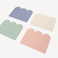 Nouveau design de qualité alimentaire anti-taches antidérapant pour tout-petits tapis de table pour manger napperon en silicone pour enfants